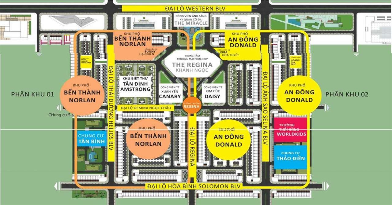 mặt bằng dự án cát tường western pearl 2